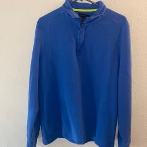 Men’s size large banana republic pull over shirt blue p6
